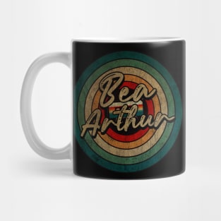 Bea Arthur - Vintage Circle kaset Mug